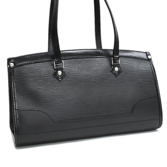 Louis Vuitton Madeleine Bag Shoulder Leather PM Black Epi - Picture 1 of 8